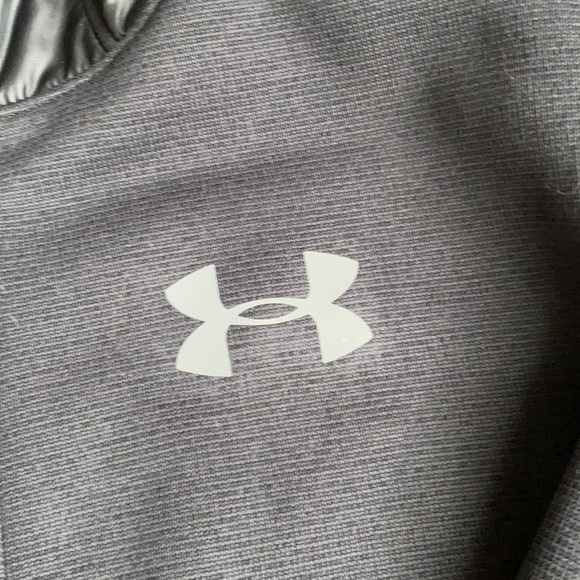 Under Armour Youth Coldgear Fleece Full Zip Hooded Black Youth L - Picture 9 of 10